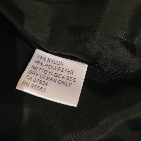 Simon Chang Vintage 90s Tuxedo-Style Jacket, Convertible, Black - Picture 9 of 9